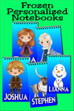 Frozen Personalized Mini Notebooks Set 2