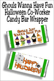 Halloween Candy Bar Wrapper Printable Set