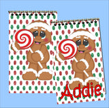 Gingerbread Personalized Stocking Stuffer Notebook
