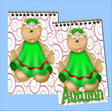 Gingerbread Personalized Stocking Stuffer Notebook