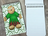 Gingerbread Personalized Stocking Stuffer Notebook