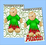 Gingerbread Personalized Stocking Stuffer Notebook