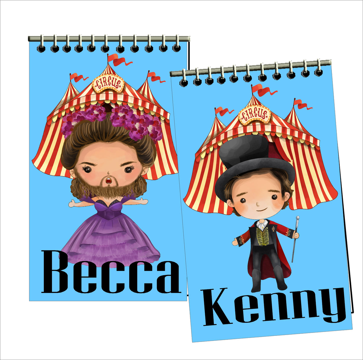 Greatest Showman Party Favor Personalized Notebook