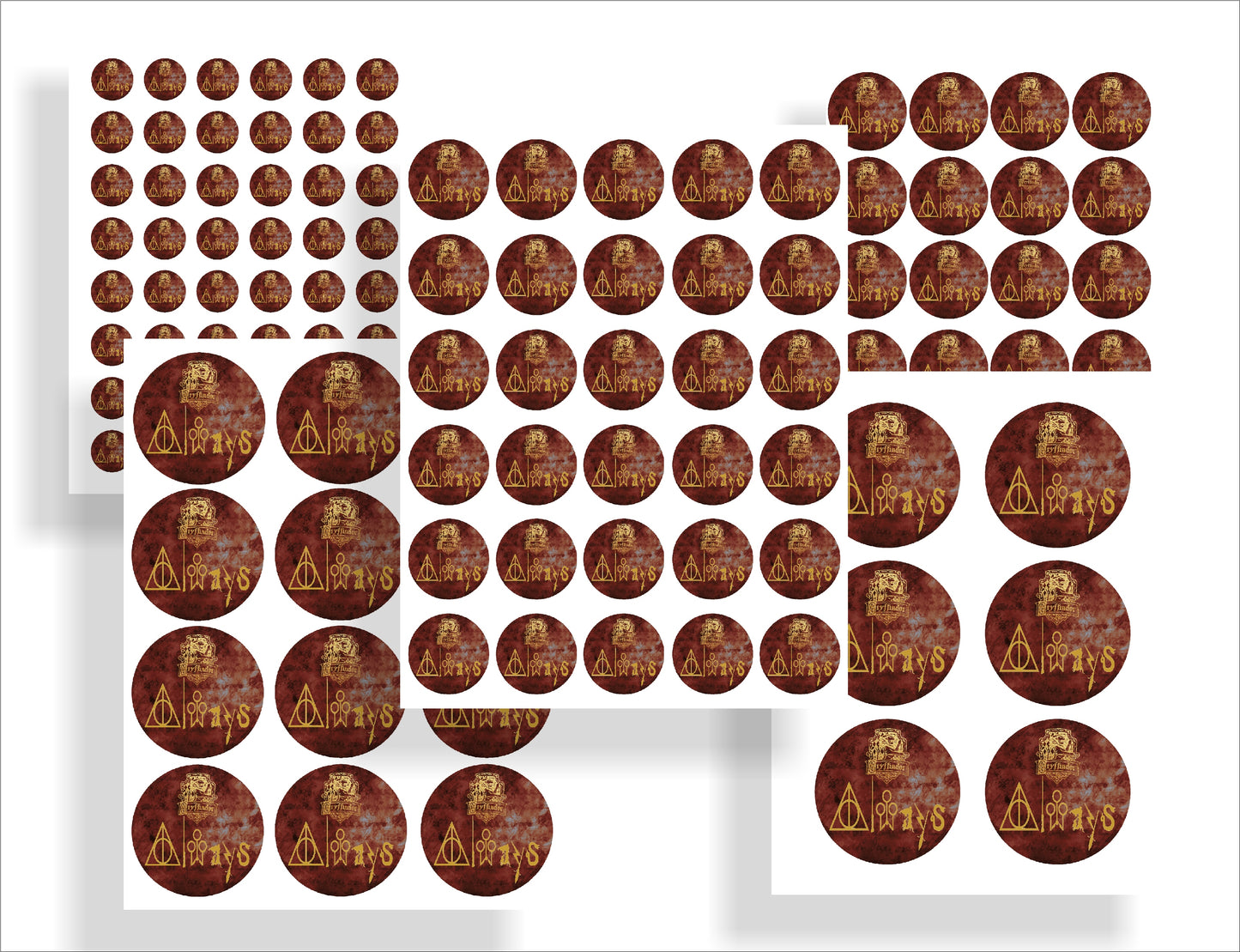 Gryffindor Always Printable Circles