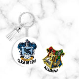 Hogwarts Alumni Personalized Keychain