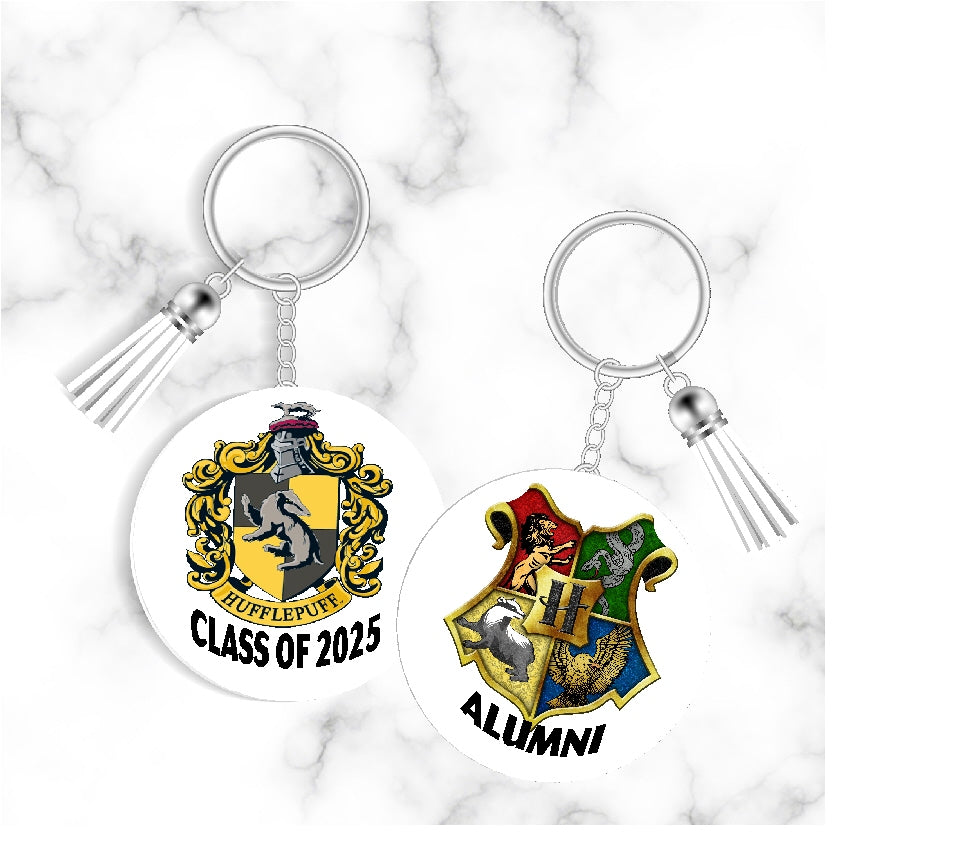 Hogwarts Alumni Personalized Keychain