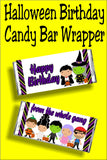 Halloween Candy Bar Wrapper Printable Set
