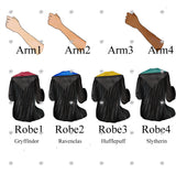 Hogwarts Couple Personalized Christmas Ornament