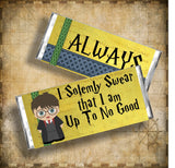 Harry Potter Up To No Good Candy Bar Wrapper Printable