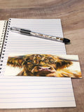 Highland Cow Personalized Notebook Gift Set