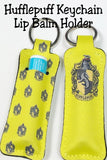 Hogwarts Houses Keychain Lip Balm Holder