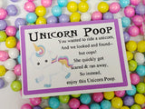 Unicorn Poop Bag Topper