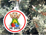 Teacher Personalized Christmas Ornament