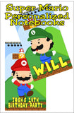 Bring all your friends to your Super Mario party with these fun, personalized mini notebooks  Notebooks make great party favors or treats at your party and are the perfect way to say thank you for coming  #supermarioparty #supermariopartyfavors #personalizedparty