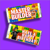 Lego Birthday Candy Bar Wrapper
