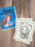 Mermaid Printable Activity Book and Crayon Box