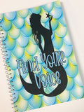 Find Your Voice Mermaid Notebook Journal