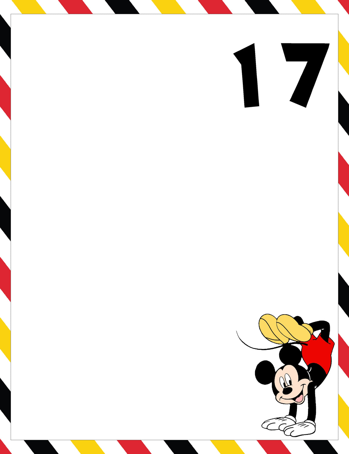 Mickey Daily Planner Calendar
