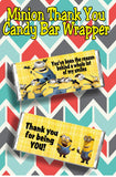 You've been the reason behind a whole lot of my smiles....thank you for being you. Thank someone special for being in your life with this Minion Thank you candy bar wrapper. This candy bar is even better than giving a Thank you card, because it's a card and a gift in one!