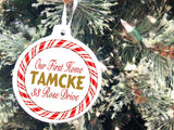 Our First Home Gingerbread Personalized Christmas Ornament