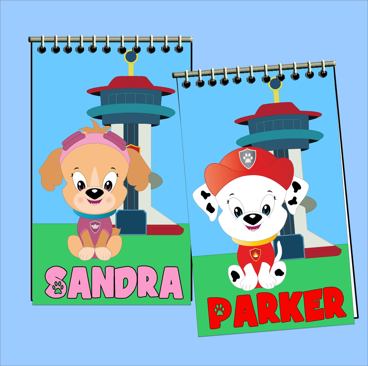 Paw Patrol Personalized Notebooks