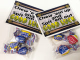 Chew Em Up Softball Bag Topper Team Treat