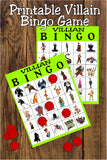 Villain Bingo Game Printable