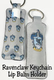 Hogwarts Houses Keychain Lip Balm Holder