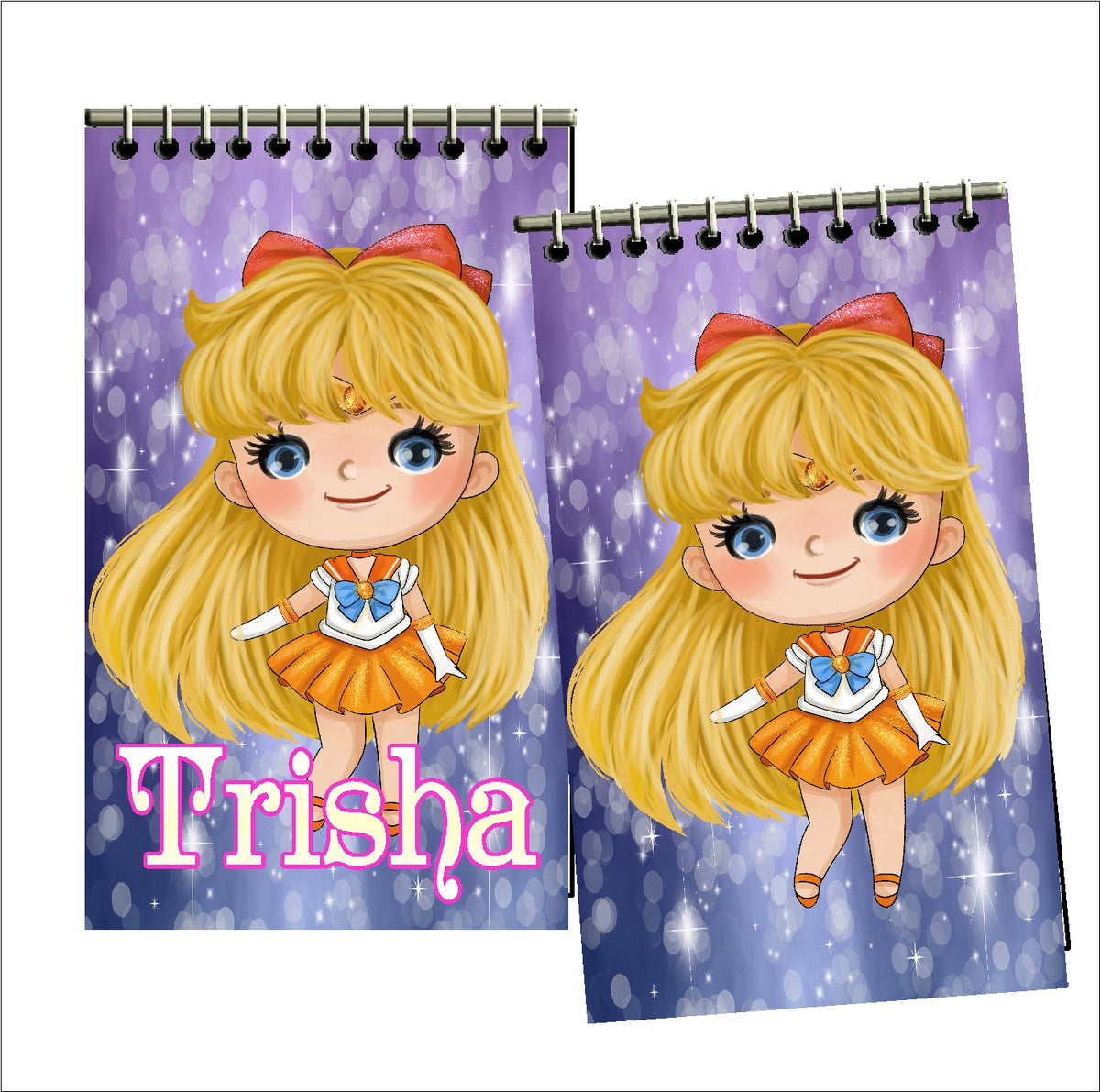 Sailor Moon Personalized Notebook Party Favors