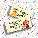 Sesame Street Birthday Candy Bar Wrapper Printable