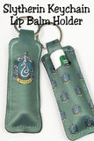 Hogwarts Houses Keychain Lip Balm Holder
