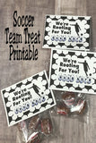 Rooting for You Soccer Bag Topper Printable