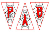 Spiderman  Pennant Banner Printable
