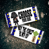 Choose Your Side Star Wars Candy Bar Wrapper