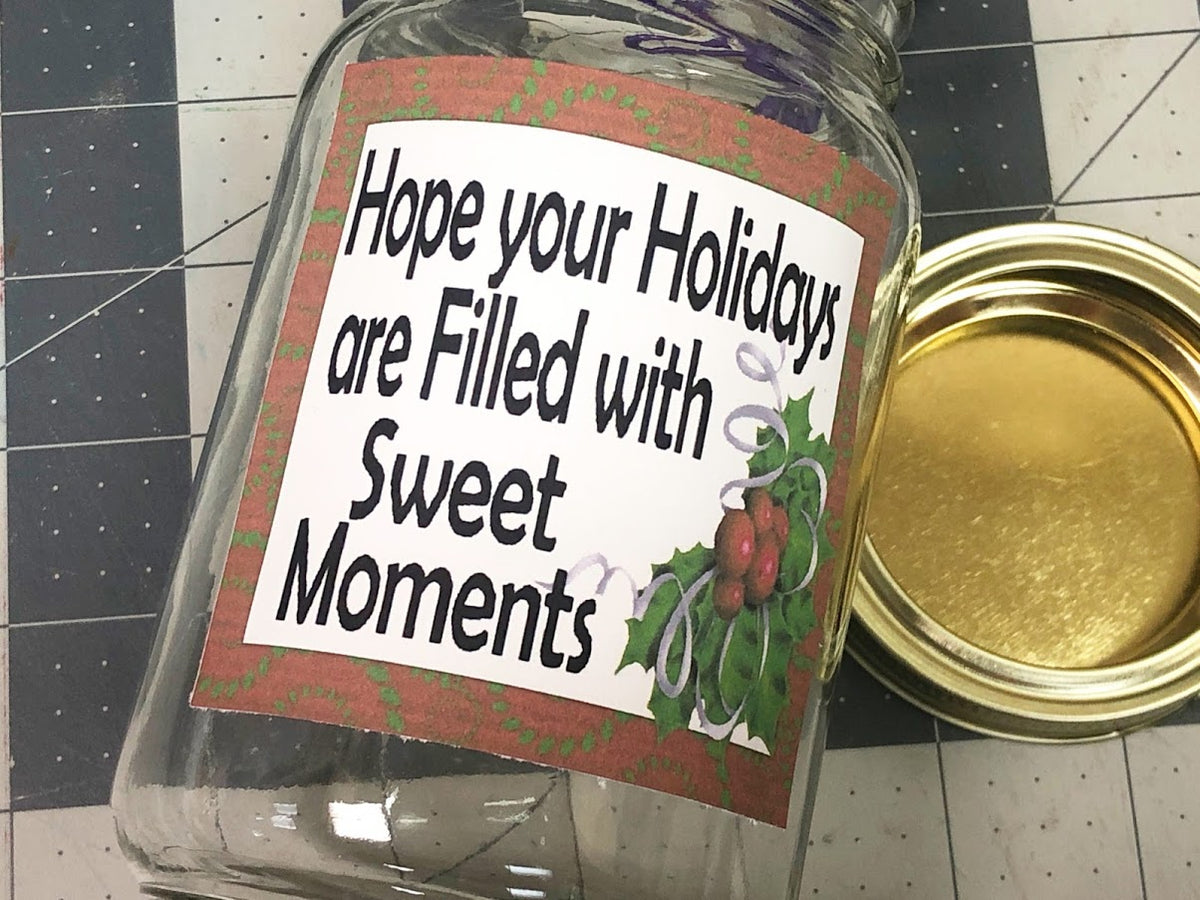 Sweet Moments Christmas Bag Topper Printable