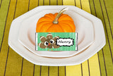Turkey Thanksgiving Place Card Setting Candy Bar Wrapper Printable