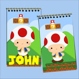Super Mario Personalized Mini Notebooks
