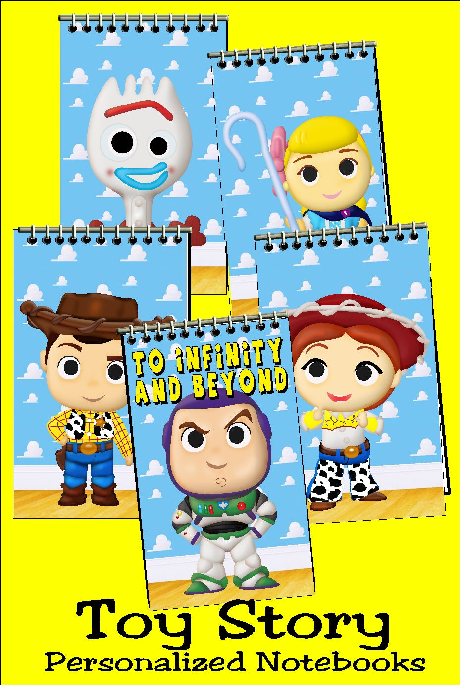 Toy Story Personalized Notebook Party Favor