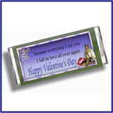 Fall in Love Valentine Printable Candy Bar Wrappers