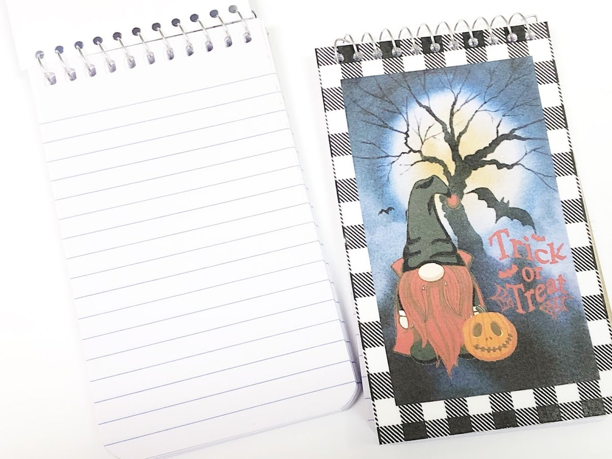 Halloween Gnomes Mini Notebook Party Favors