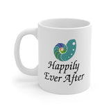 Little Mermaid Couple Fairy Tale 11 oz Ceramic Mug