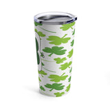 St Patrick's Day Monogram Alphabet Tumbler or Ceramic mug