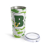 St Patrick's Day Monogram Alphabet Tumbler or Ceramic mug