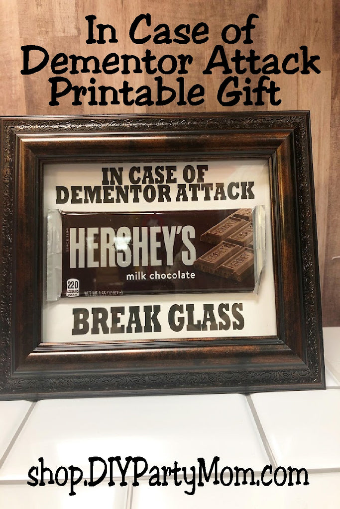 In Case of Dementor Attack Emergency Printable – DIY Party Mom