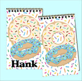 Donut Party Personalized Notebook Party Favors
