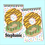 Donut Party Personalized Notebook Party Favors