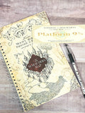 Marauders Map Harry Potter Notebook Journal and Pen Set