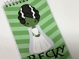 Frankenstein Halloween Monster Personalized Notebook Party Favor