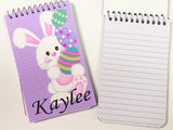 Easter Bunny Personalized Notebook Basket Stuffers