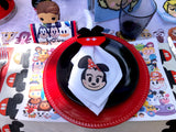Mickey Mouse Plastic Canvas Napkin Ring Pattern